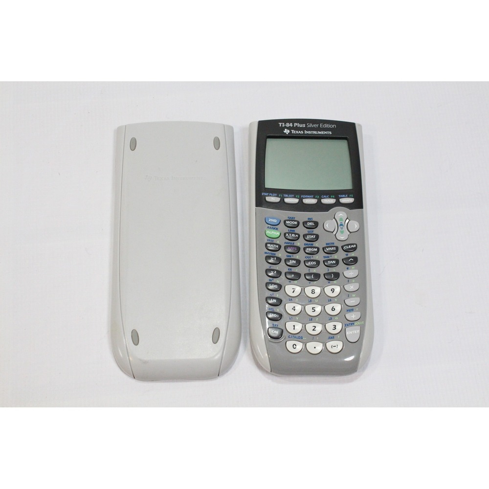 Texas Instruments TI-84 Plus Silver Edition Graphing Calculator Grey Silver